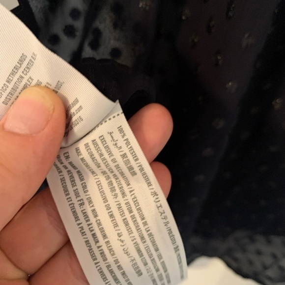 Abercrombie & Fitch Black Sheer Blouse - Picture 6 of 6